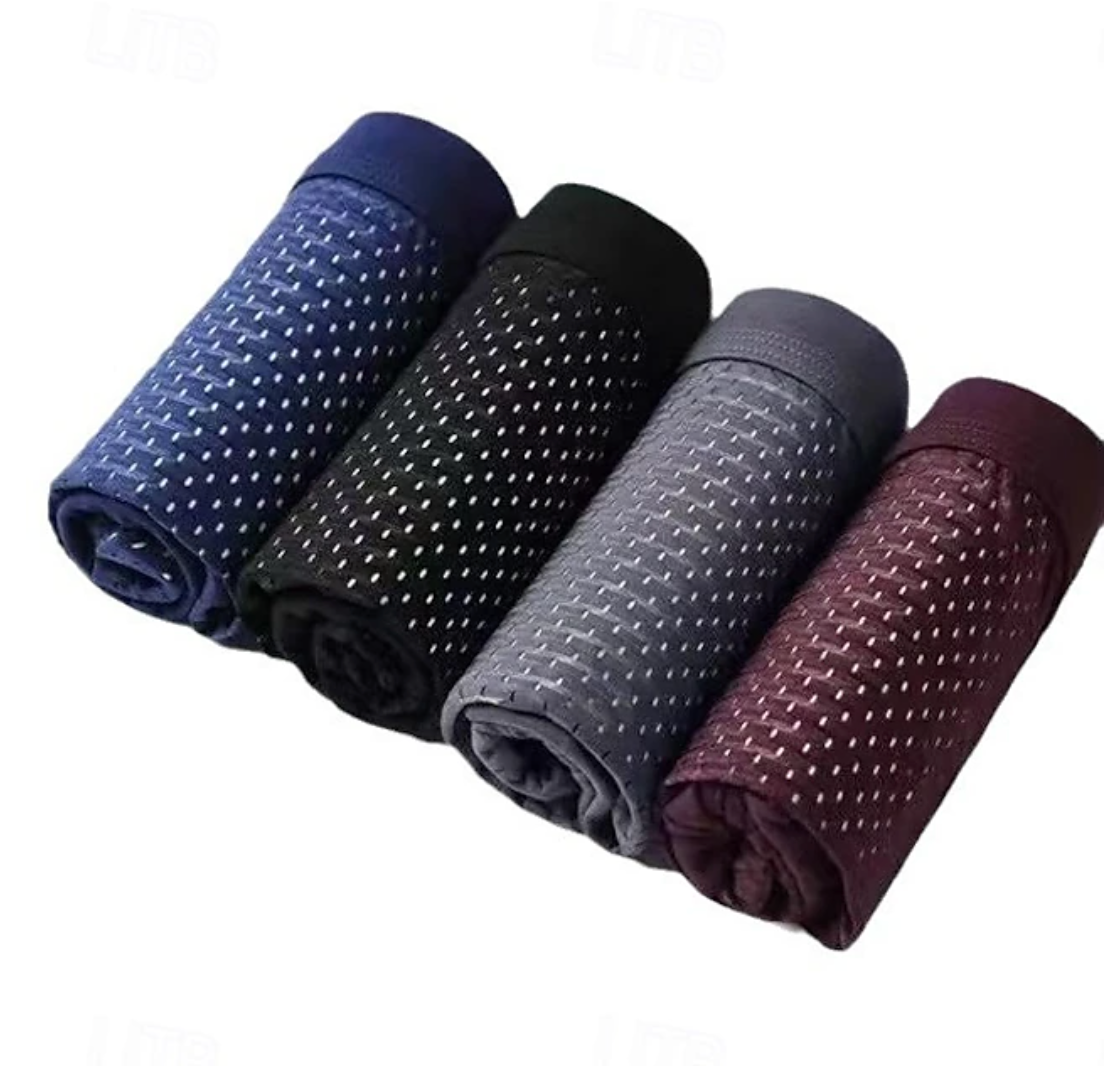 Boxers en Bambou pour homme - confort ultime - Lot de 4 🔥