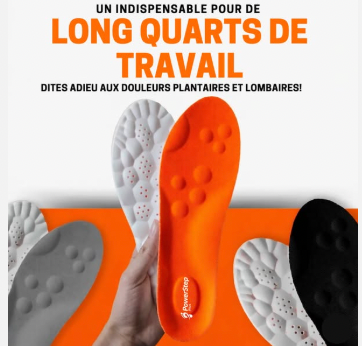 Semelles souples orthopédiques 🌱