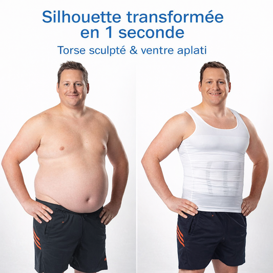 ✅ Débardeur Gainant Homme — Ventre Plat & Posture