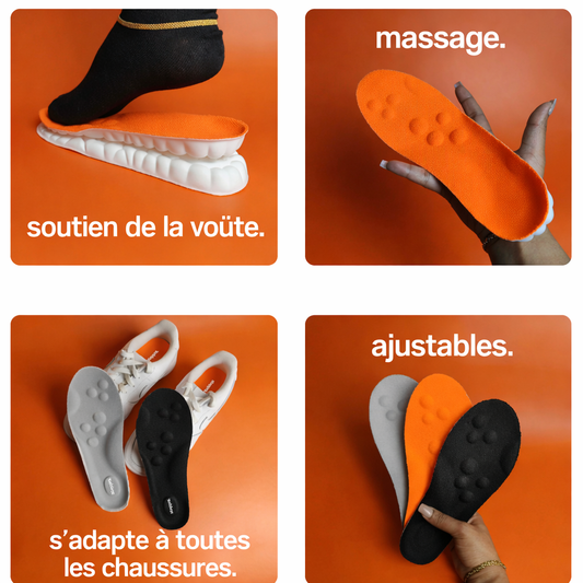 Semelles souples orthopédiques 🌱